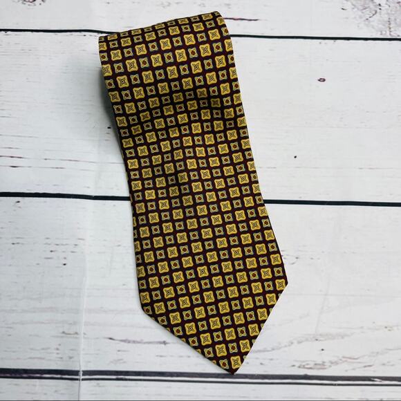 Tommy Hilfiger 100% silk made in Italy tie vintage - Picture 1 of 8